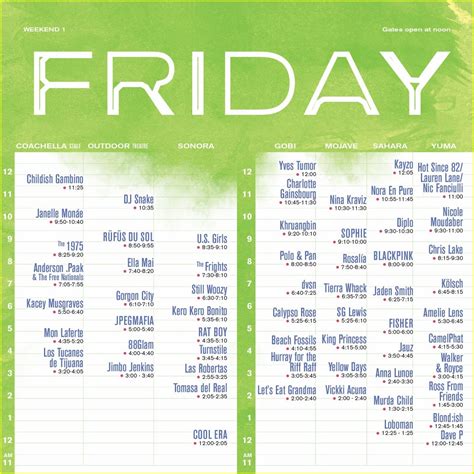 2019 coachella set times.